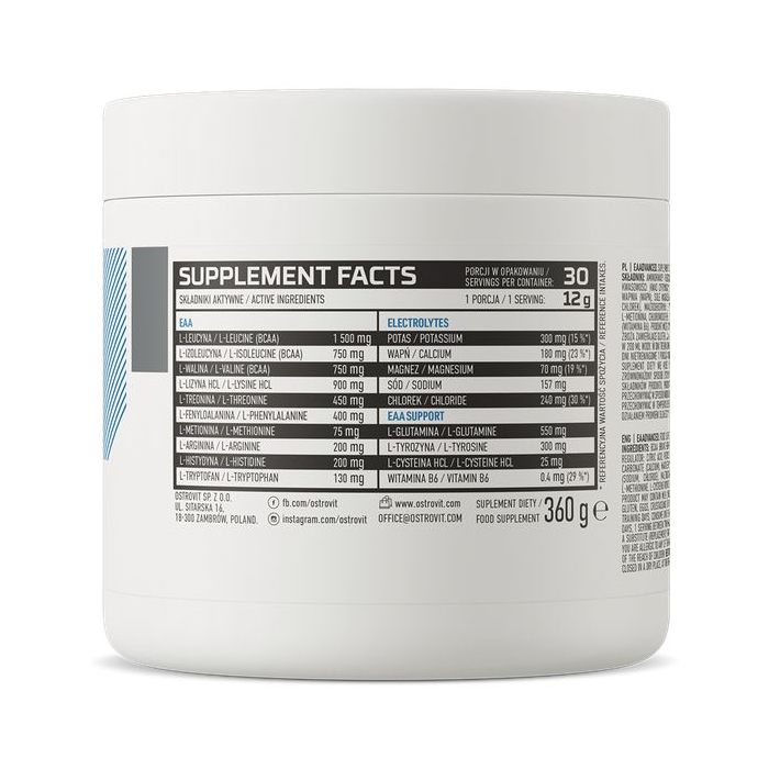 Амінокислота OstroVit EAAdvanced, 360 грам Яблуко