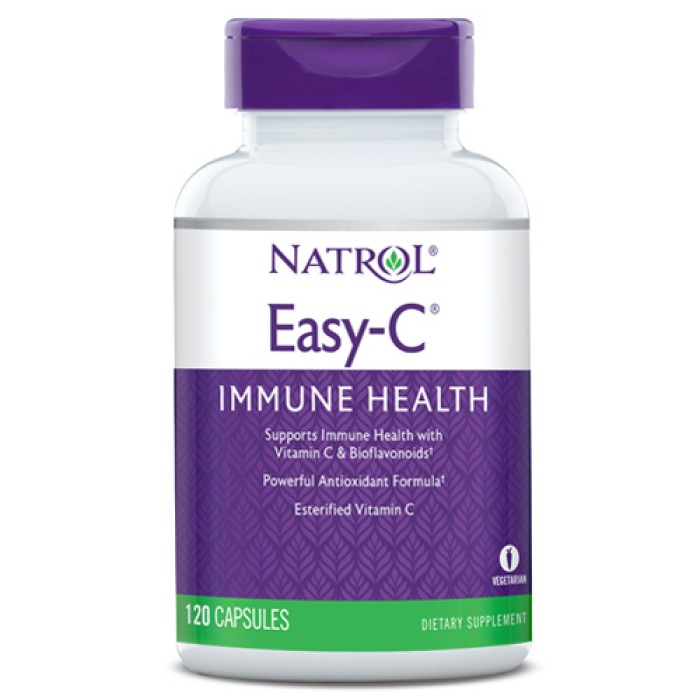 Витамины и минералы Natrol Easy-C, 120 капсул
