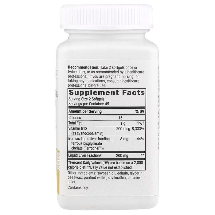 Витамины и минералы Nature's Way Energizing Iron, 90 капсул