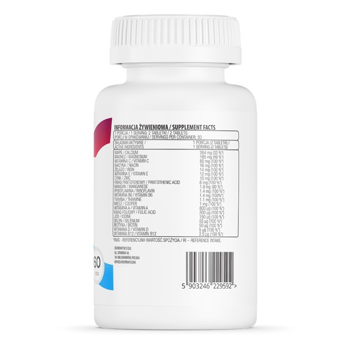 Витамины и минералы OstroVit 100% Vit & Min, 90 таблеток