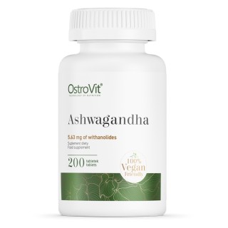Натуральная добавка OstroVit Vege Ashwagandha, 200 таблеток