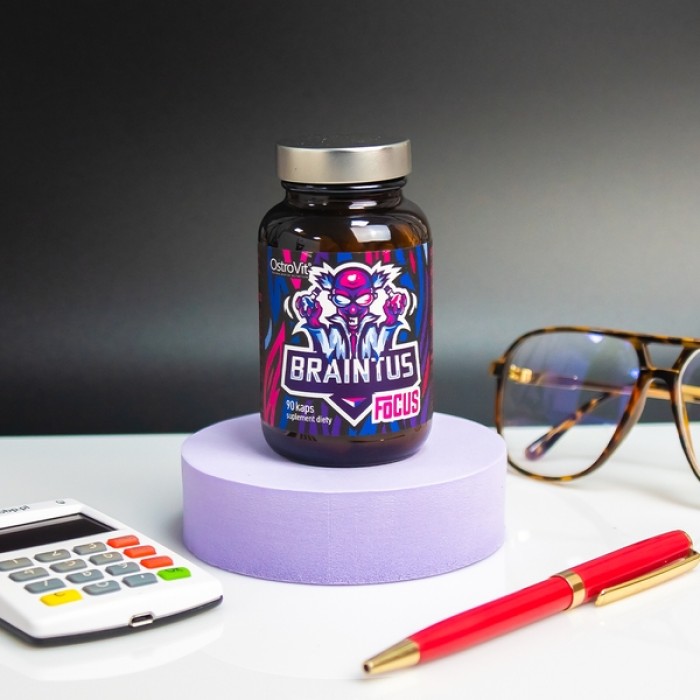 Передтренувальний комплекс OstroVit Braintus Focus, 90 капсул