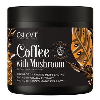 Заменитель питания OstroVit Coffee with Mushrooms, 150 грамм