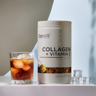Препарат для суглобів і зв'язок OstroVit Collagen + Vitamin C, 400 грам Кола-ром