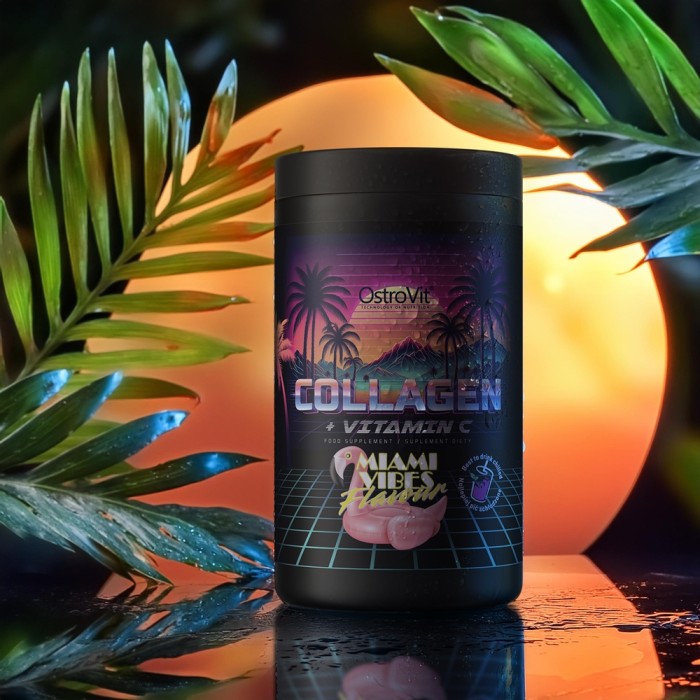 Препарат для суглобів і зв'язок OstroVit Collagen + Vitamin C, 400 грам Miami Vibes