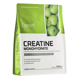 Креатин OstroVit Creatine Monohydrate, 500 грамм Зеленое яблоко