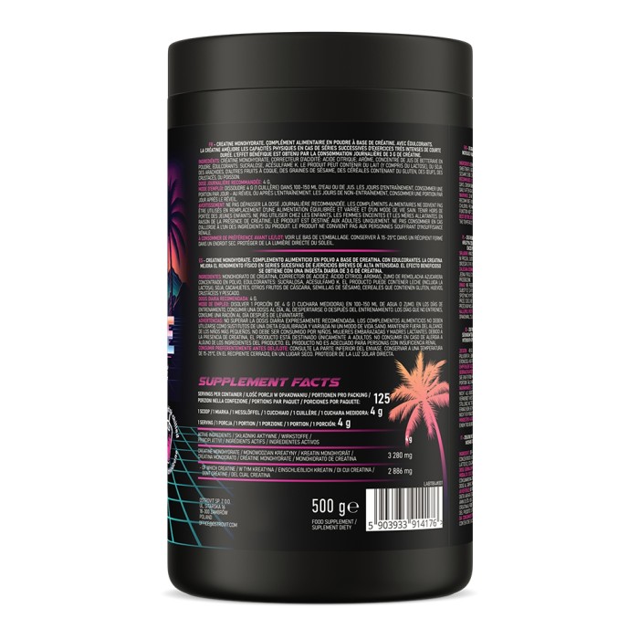 Креатин OstroVit Creatine Monohydrate Miami Vibes, 500 грамм