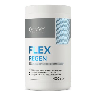 Препарат для суставов и связок OstroVit Flex-Regen, 400 грамм Клубника-киви