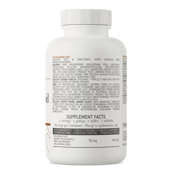 Препарат для суставов и связок OstroVit Hyaluronic Acid, 90 таблеток