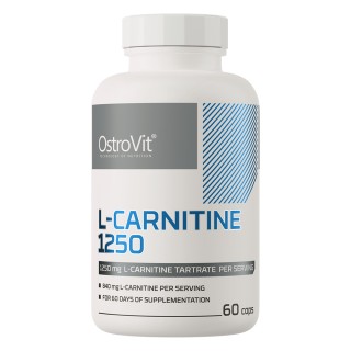 Жиросжигатель OstroVit L-Carnitine 1250, 60 капсул