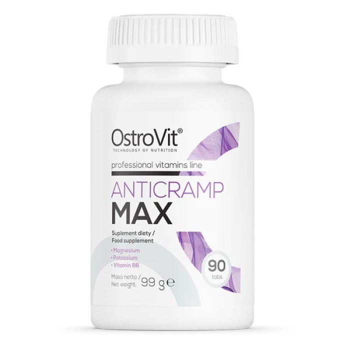 Вітаміни та мінерали OstroVit Anticramp Max, 90 таблеток