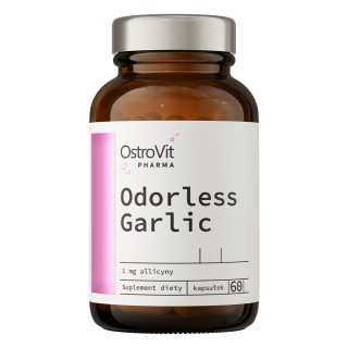 Натуральная добавка OstroVit Pharma Odorless Garlic, 60 капсул