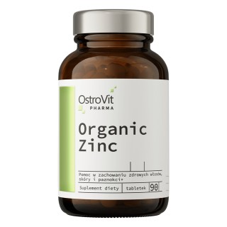 Вітаміни та мінерали OstroVit Pharma Organic Zinc, 90 таблеток