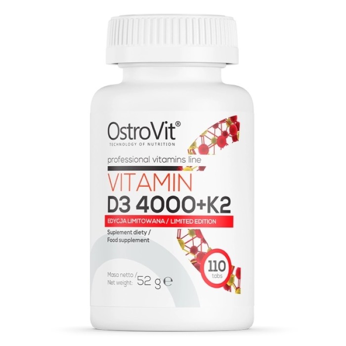 Витамины и минералы OstroVit Vitamin D3 4000+K2, 110 таблеток - Limited Edition