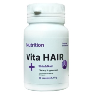 Вітаміни та мінерали EntherMeal Vita Hair + Skin and Nail, 60 капсул