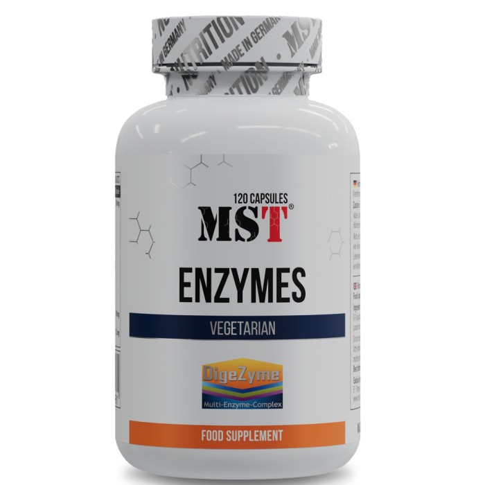 Натуральна добавка MST Enzymes DigeZyme, 120 капсул