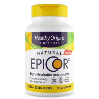 Натуральна добавка Healthy Origins EpiCor 500 mg, 60 вегакапсул
