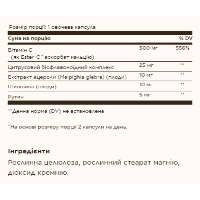 Ester-C® Plus 500 мг вітаміну С - 250 капсул