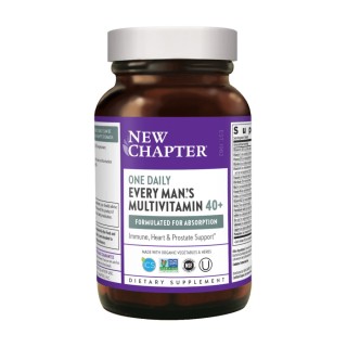 Вітаміни та мінерали New Chapter Every Men's One Daily 40+ Multivitamin, 24 таблетки
