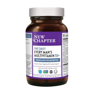 Вітаміни та мінерали New Chapter Every Men's One Daily 55+ Multivitamin, 48 таблеток
