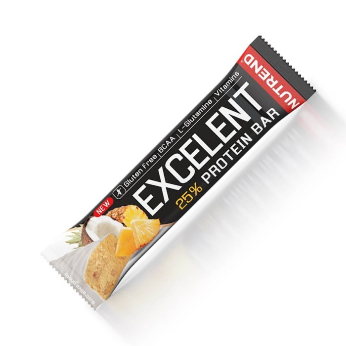 Батончик Nutrend Excelent Protein Bar, 85 грам Ананас і кокос у йогуртовій глазурі