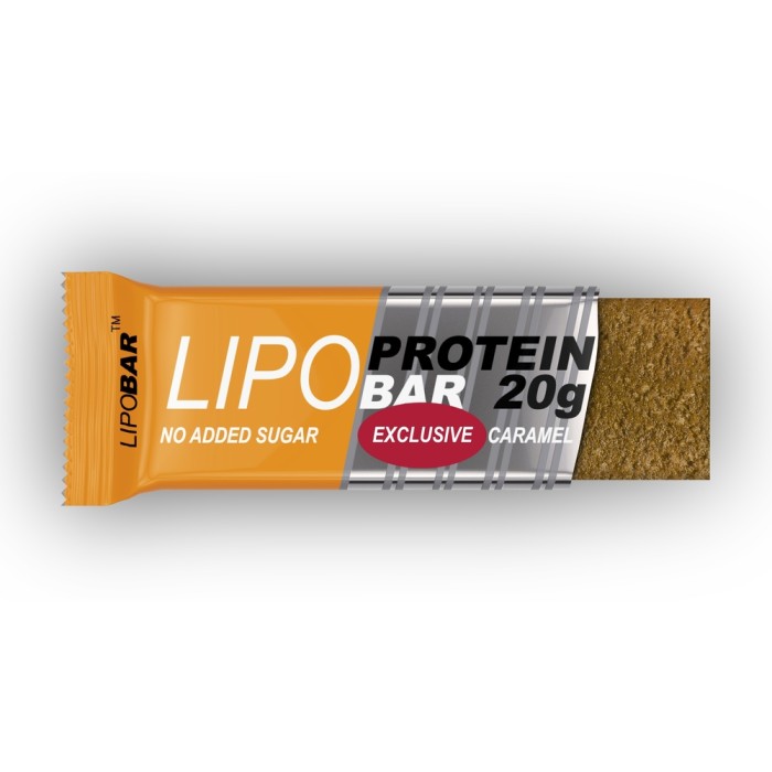 Батончик Lipobar Protein Bar, 50 грамм Карамель
