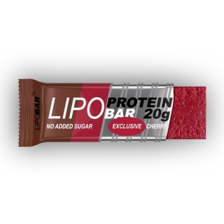 Батончик Lipobar Protein Bar, 50 грамм Вишня