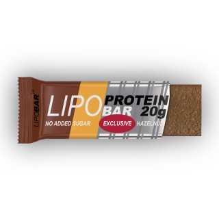 Батончик Lipobar Protein Bar, 50 грам Фундук