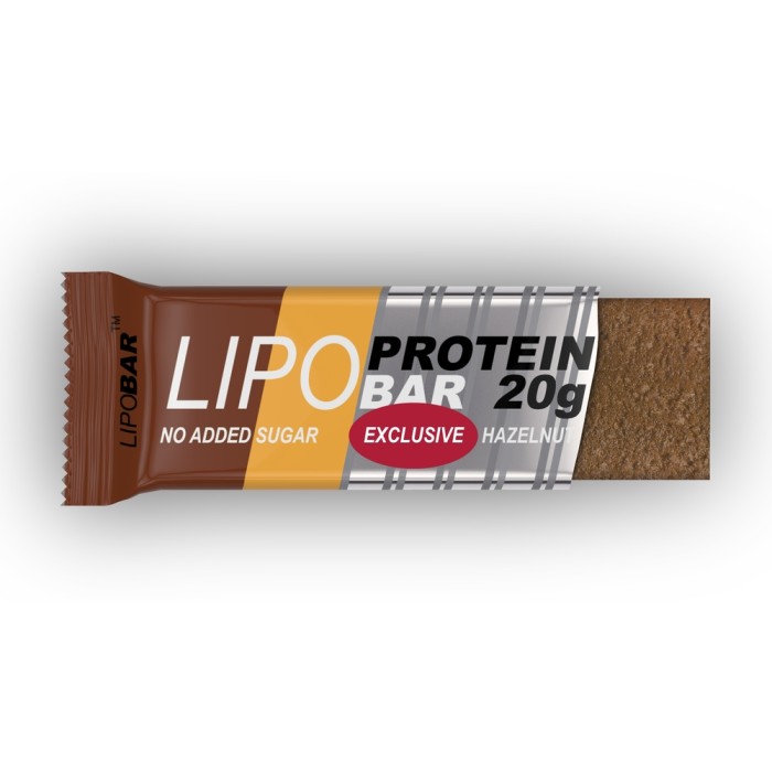 Батончик Lipobar Protein Bar, 50 грам Фундук