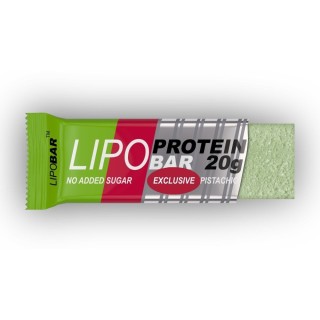 Батончик Lipobar Protein Bar, 50 грам Фісташка