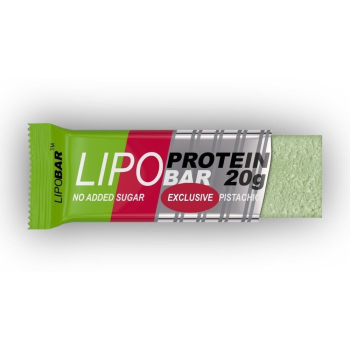 Батончик Lipobar Protein Bar, 50 грам Фісташка
