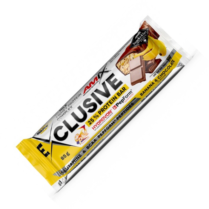 Батончик Amix Nutrition Exclusive Protein Bar, 85 грам Банан-шоколад