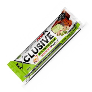 Батончик Amix Nutrition Exclusive Protein Bar, 85 грамм Фисташка-карамель
