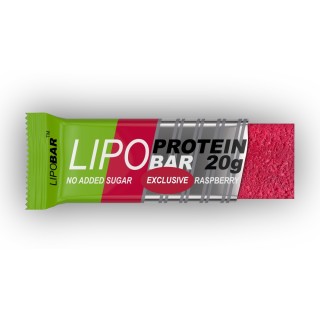 Батончик Lipobar Protein Bar, 50 грам Малина