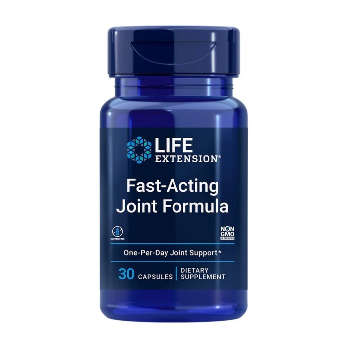 Препарат для суглобів і зв'язок Life Extension Fast-Acting Joint Formula, 30 капсул