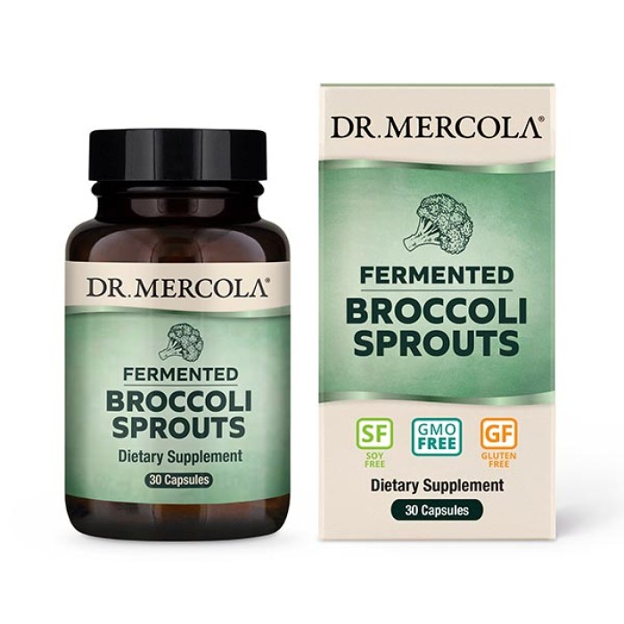 Естественная добавка Dr. Mercola Fermented Broccoli, 30 капсул