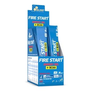 Предтренировочный комплекс Olimp Fire Start Energy Gel + BCAA, 20*36 грамм Апельсин