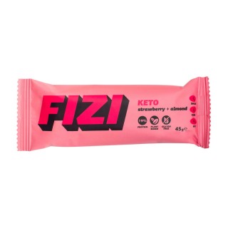 Батончик Fizi Keto Protein Bar, 45 грам Полуниця-мигдаль