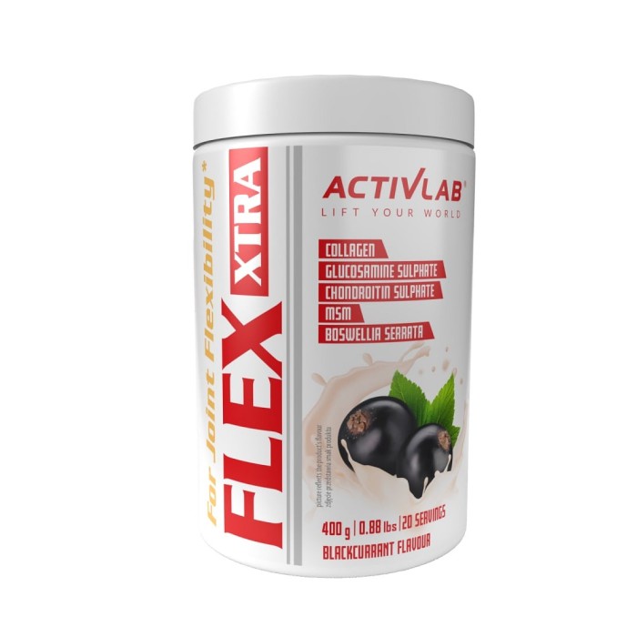 Препарат для суглобів і зв'язок Activlab Flex Xtra, 400 грам Чорна смородина