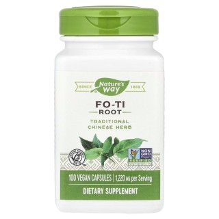 Натуральна добавка Nature's Way Fo-Ti Root, 100 вегакапсул