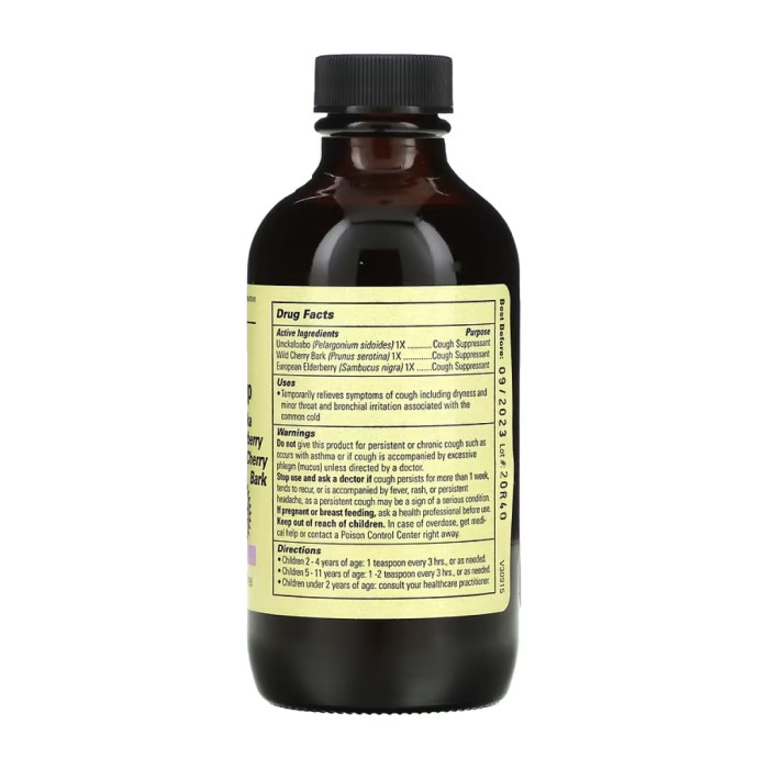 Сироп от кашля Формула 3 - 118,5 мл, натуральный ягодный