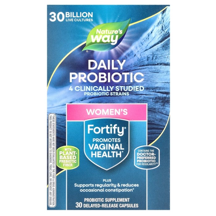 Пробиотики и пребиотики Nature's Way Fortify Women's Probiotic 30 Billion, 30 капсул