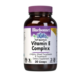 Вітаміни та мінерали Bluebonnet Full Spectrum Vitamin E, 30 капсул