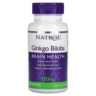Натуральная добавка Natrol Ginkgo Biloba 120 mg, 60 капсул