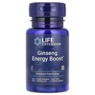 Натуральна добавка Life Extension Ginseng Energy Boost, 30 вегакапсул