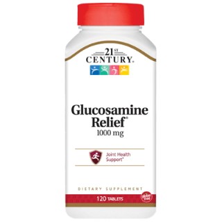 Препарат для суглобів і зв'язок 21st Century Glucosamine Relief 1000 mg, 120 таблеток