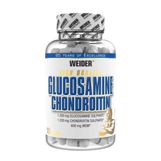Препарат для суглобів і зв'язок Weider Glucosamine Chondroitin plus MSM, 120 капсул