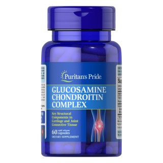 Препарат для суставов и связок Puritan's Pride Glucosamine Chondroitin Complex, 60 капсул