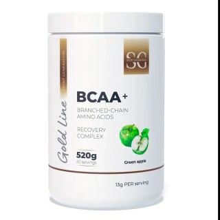 Амінокислота BCAA Sport Generation Gold Premium BCAA+, 520 грамм Зелене яблуко