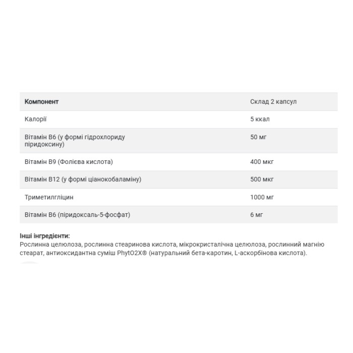 Модуляторы гомоцистеина Gold Specifics - 120 растительных капсул
